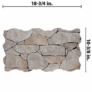 Andorra Marfil 10-3/8" x 18-3/4" Ceramic Wall Tile - 8 Tiles Per Case - 10.88 Sq. Ft.