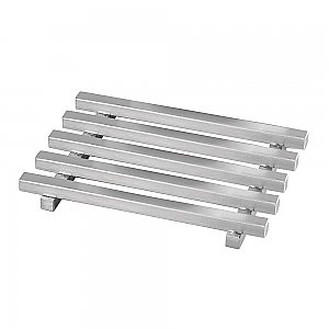 Kyoto Soap Saver – Self Draining Soap Holder for Shower or Sinks - Brushed Stainless Steel