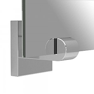 Elevate Solid Brass Minimalist Mirror - Chrome