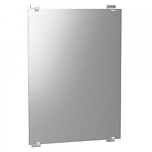 Elevate Solid Brass Minimalist Mirror - Chrome