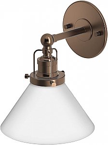 Cafe Single Sconce - Bronze