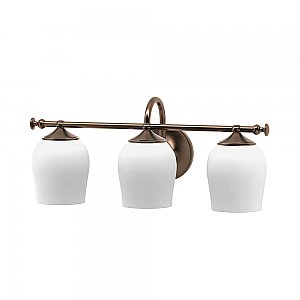 Tavern Solid Brass Triple Sconce - Bronze