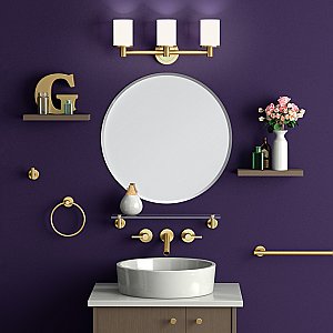 Gatco Flush Mount Round Mirror 24-1/2"