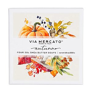 Via Mercato Autunno Soap Collection Gift Set - Fall Scents