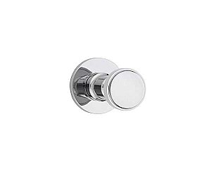 Transitional Brass Single Hook with Rosette - Multiple Backplates and Finishes