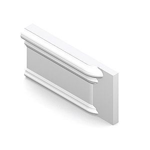 Victoria Cap Ceramic Tile - End Stop- 3" x 6" - Right