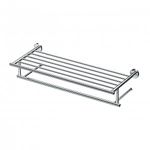Large Latitude 2 Minimalist Towel Rack - Polished Chrome