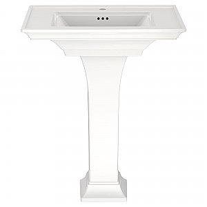 American Standard Town Square 30" Pedestal Sink - Single Hole Drilling - White