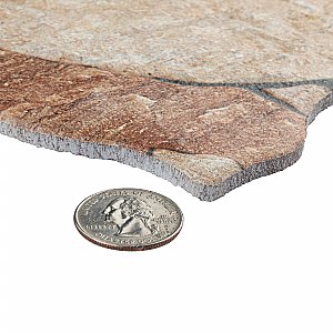 Masia Andorra Ocre 10-3/8" x 18-3/4" Ceramic Wall Tile - 8 Tiles Per Case - 10.88 Sq. Ft.
