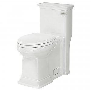 American Standard Town Square® S One-Piece 1.28 gpf/4.8 Lpf Chair Height Right-Hand Trip Lever Elongated Toilet With Seat