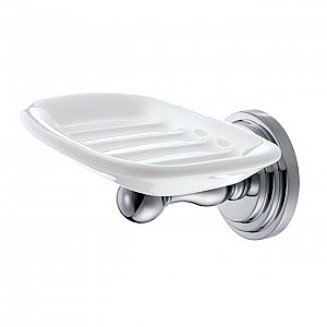 Marina Solid Brass Soap Dish Holder - Chrome