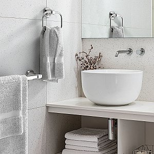 Beverly Towel Ring - Polished Nickel