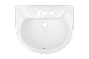 Mini Fiore 18" Vitreous China Pedestal Lavatory Sink