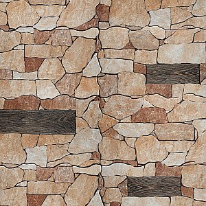 Masia Andorra Ocre 10-3/8" x 18-3/4" Ceramic Wall Tile - 8 Tiles Per Case - 10.88 Sq. Ft.