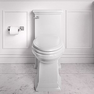 American Standard Town Square® S One-Piece 1.28 gpf/4.8 Lpf Chair Height Elongated Toilet With Seat