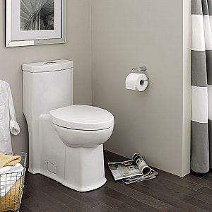 American Standard Boulevard® One-Piece Dual Flush 1.6 gpf/6.0 Lpf and 1.1 gpf/4.2 Lpf Chair Height Elongated Toilet With Seat