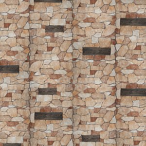 Masia Andorra Ocre 10-3/8" x 18-3/4" Ceramic Wall Tile - 8 Tiles Per Case - 10.88 Sq. Ft.