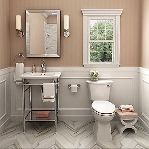 American Standard Edgemere® Fire Clay Sink Basin Top - Single Hole Drilling