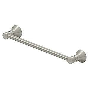 Contemporary Streamlined Series 18" Towel Bar - Brushed Nickel