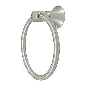 Contemporary Streamlined Series Towel Ring - Brushed Nickel