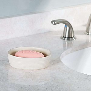 Elsa Ceramic Bathroom Soapdish
