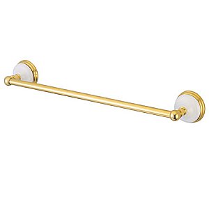 Victorian Towel Bar 24" - Polished Brass
