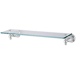 Kingston Brass BA7979C English Vintage Glass Shelf - Polished Chrome