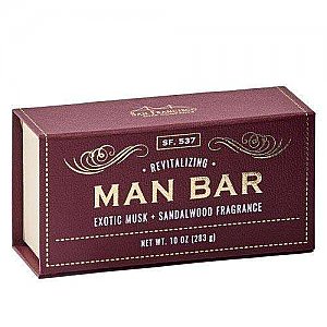 San Francisco Soap Company Revitalizing Man Bar - Exotic Musk & Sandalwood Fragrance