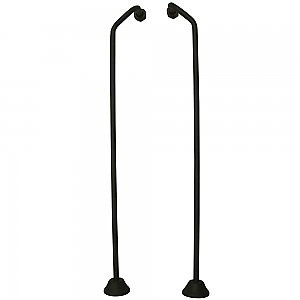 25" Double Offset Water Supply Line Set for Clawfoot Bathtubs - Oil Rubbed Bronze