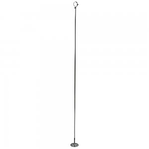 Clawfoot Bathtub Shower Enclosure 36" Ceiling Support - Polished Chrome