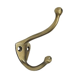 Traditional Solid Brass Coat & Hat Hook