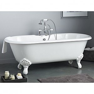 Cheviot Cast Iron 70" Regal Clawfoot Bathtub with Shaughnessy Feet
