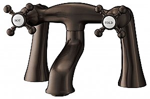 Traditional Deck Mount Tub Filler / Faucet - 7" on Center Deck Mount