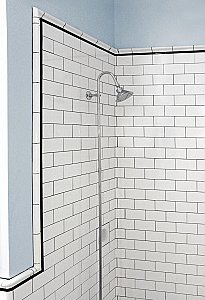 P-Cap Outside Frame Corner Ceramic Tile Molding Tile - 2" x 2" - Many glazes available