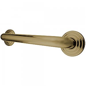 18" Restoration Collection Safety Grab Bar for Bathroom - Polished Brass
