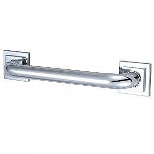 12" Claremont Collection Safety Grab Bar for Bathroom - Polished Chrome