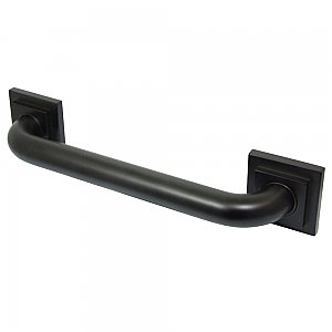 12" Claremont Collection Safety Grab Bar for Bathroom - Oil Rubbed Bronze