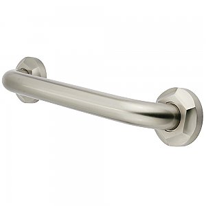 24" Metropolitan Collection Safety Grab Bar for Bathroom - Brushed Nickel