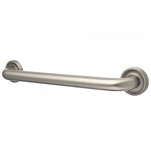 12" Camelon Collection Safety Grab Bar for Bathroom - Brushed Nickel