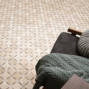 Komi Mossy 7-7/8" x 7-7/8" Porcelain Floor & Wall Tile - 25 Tiles Per Case - 11.25 Sq. Ft.