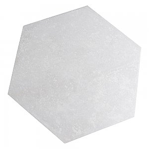 Mazzo Hex White 8-1/2" x 9-3/4" Porcelain Floor and Wall Tile - Per Case of 9 - 4.05 Sq. Ft