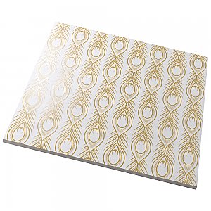 Art Deco Daiquiri White 11-3/4" x 11-3/4" Porcelain Floor & Wall Tile - Per Case of 13 - 12.74 Sq. Ft.