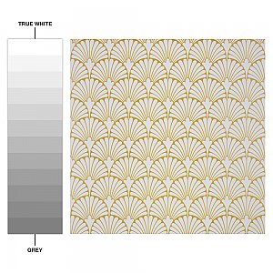 Art Deco Manhattan White 11-3/4" x11-3/4" Porcelain Floor & Wall Tile - Per Case of 13 - 12.74 Sq. Ft.