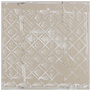 Art Deco Manhattan White 11-3/4" x11-3/4" Porcelain Floor & Wall Tile - Per Case of 13 - 12.74 Sq. Ft.
