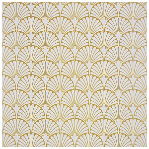 Art Deco Manhattan White 11-3/4" x11-3/4" Porcelain Floor & Wall Tile - Per Case of 13 - 12.74 Sq. Ft.
