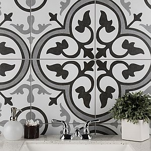 Amberes Classic II 13" x 13" Ceramic Floor & Wall Tile - 13 Tile Per Case - 15.6 Sq. Ft.