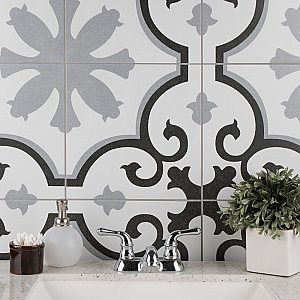 Viena II 13" x 13" Ceramic Floor & Wall Tile - 13 Tiles Per Case - 15.6 Sq. Ft.