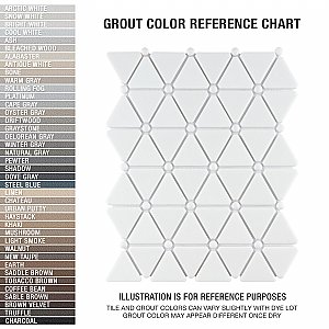 Expressions Treux White Glass Mosaic Tile - Per Sheet - .93 Sq. Ft. Per Sheet
