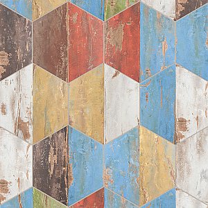 Karacter Hex Vintage 9-7/8" x 11-1/4" Porcelain Floor & Wall Tile - 17 Tiles Per Case - 10.03 Sq. Ft.