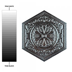 Zinc Hex Silver Decor 9-7/8" x 11-1/4" Porcelain Floor & Wall Tile - Sold Per Case of 17 - 10.03 Sq. Ft.